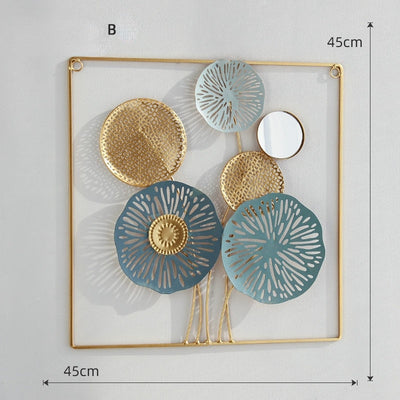 Luxury Metal Wall Hanging Decoration