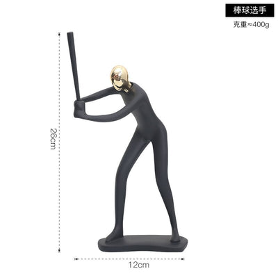 Abstract Sports Statue